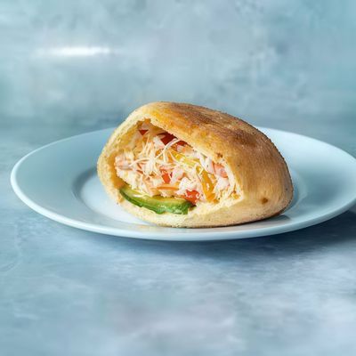Cheese and tomato sandwich