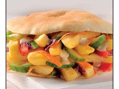 French Fries With Roumi Cheese Sandwich