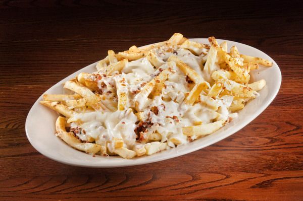 French Fries with mozzarella