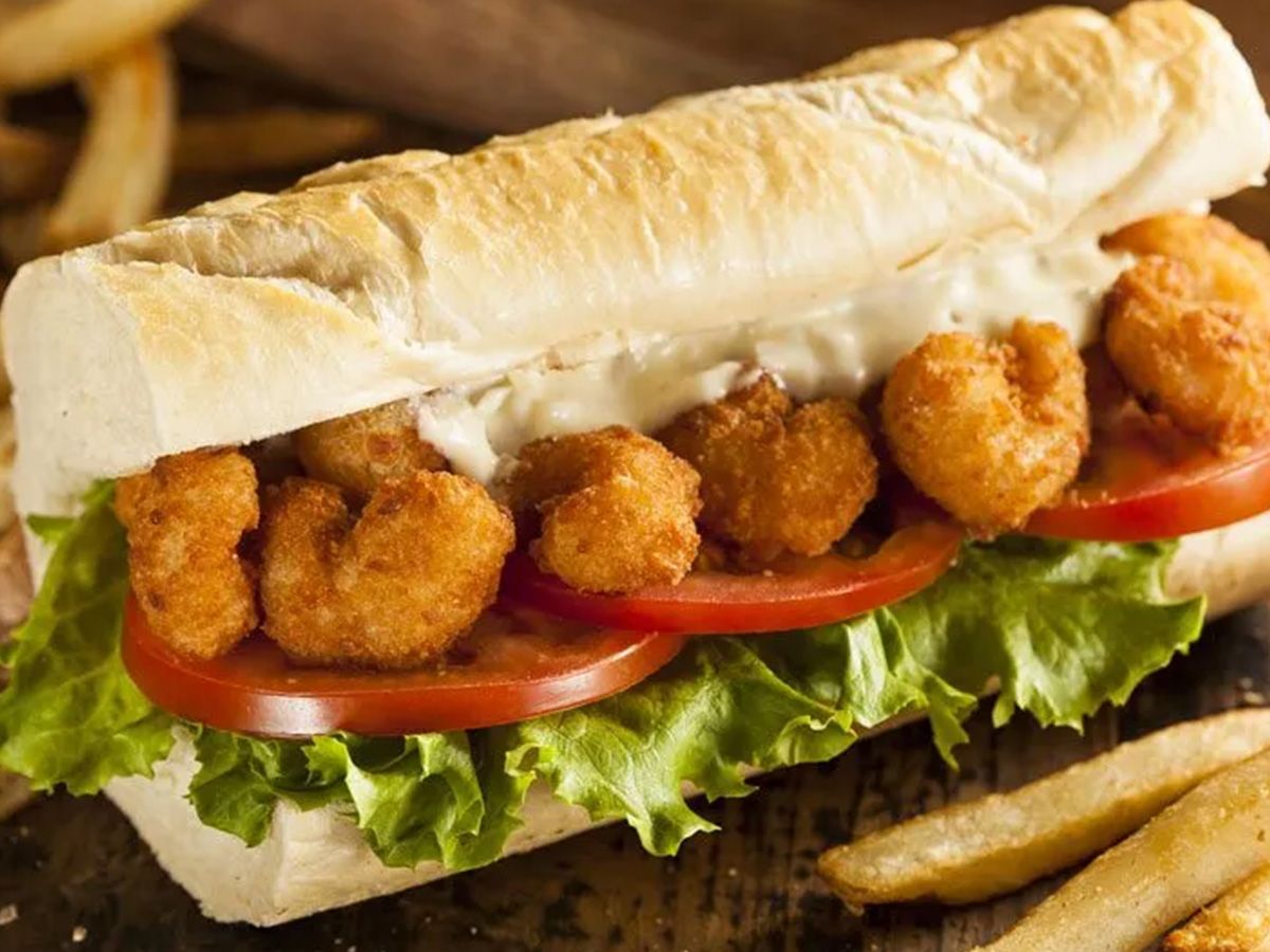 French W7 W7 Fried Shrimp Sandwich