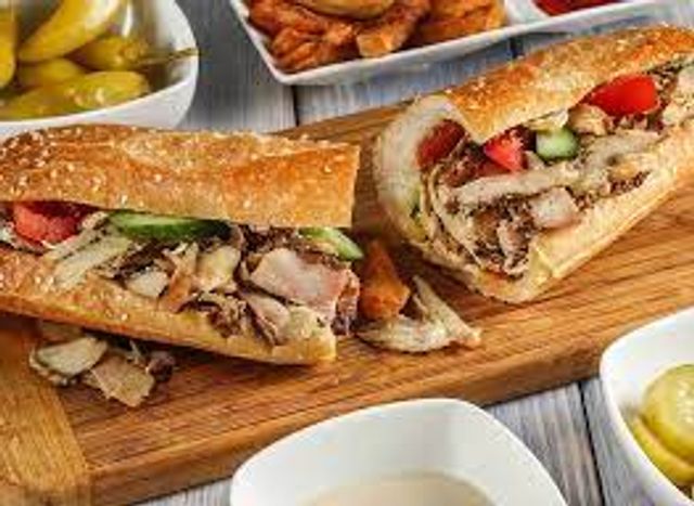 French chicken shawarma Sandwich