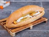 Fries With Cheddar Cheese Sandwich