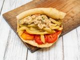 French Fries With Old Cheese Sandwich