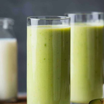 Fresh Avocado Milk Juice Bottle
