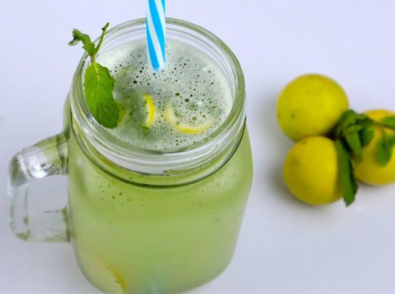 Fresh Lemon Mint Juice