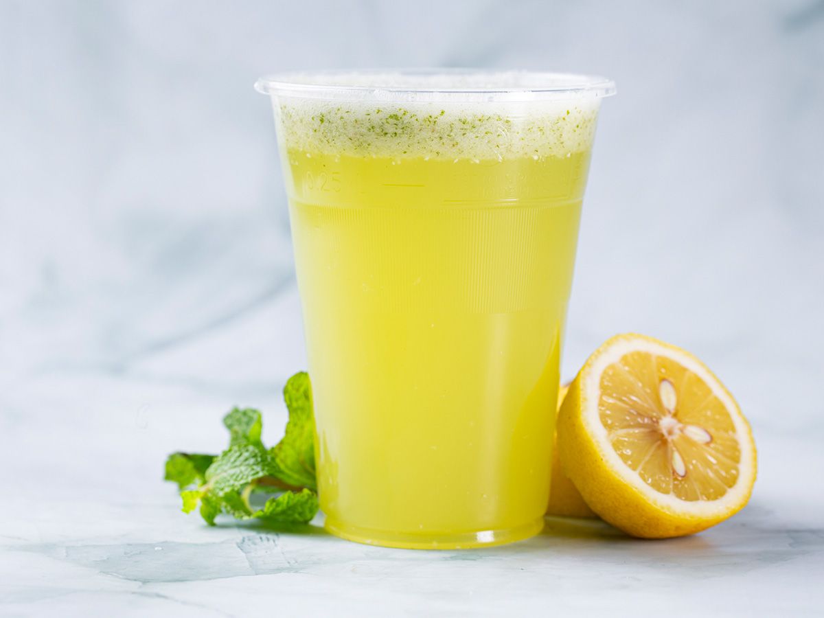 Fresh Lemon Mint Juice