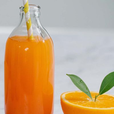 Fresh Orange Juice Bottle