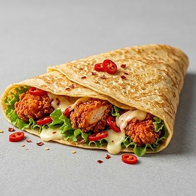Fresh Spicy Zinger Crepe