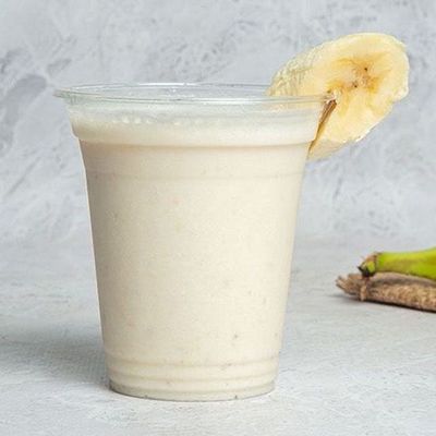 Banana with milk Juice