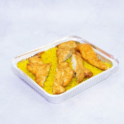Fresh chicken pane Rice
