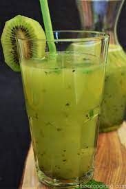 Fresh kiwi lemon mint Juice