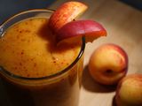 Fresh peach juice
