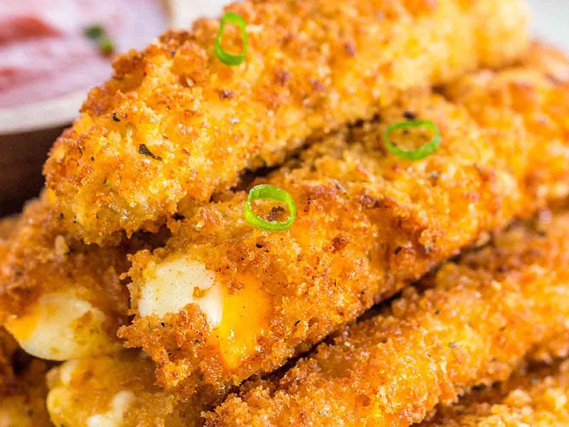 Fried Cheddar Cheese Sandwich