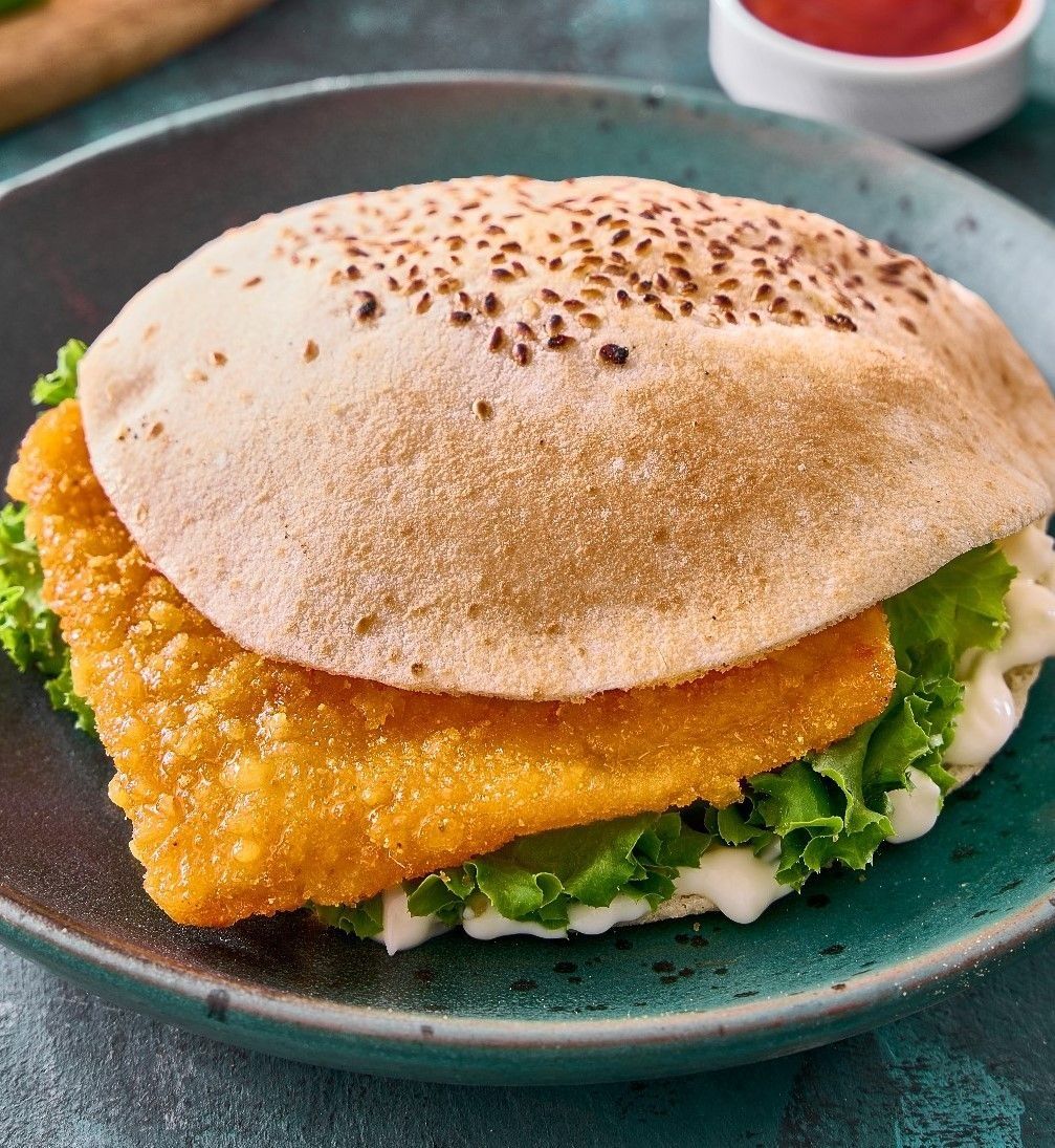 Baladi Fried Roumi Cheese Sandwich