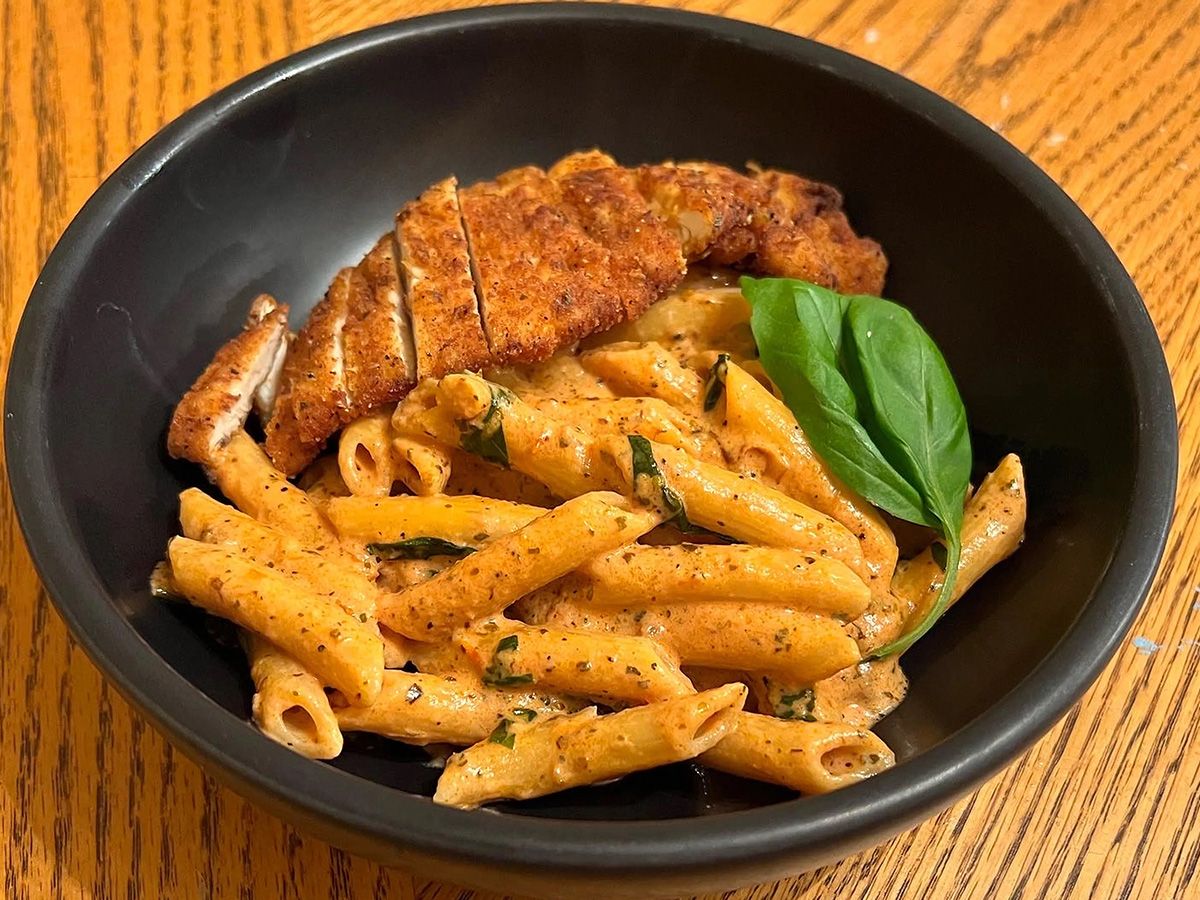 Fried Chicken Pasta