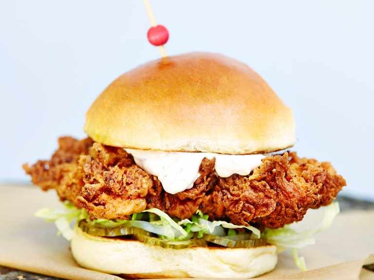 Fried Chicken Burger Sandwich