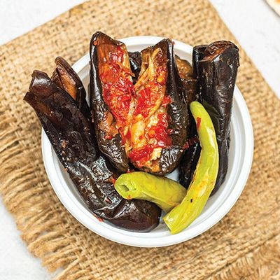 Fried Eggplant Salad