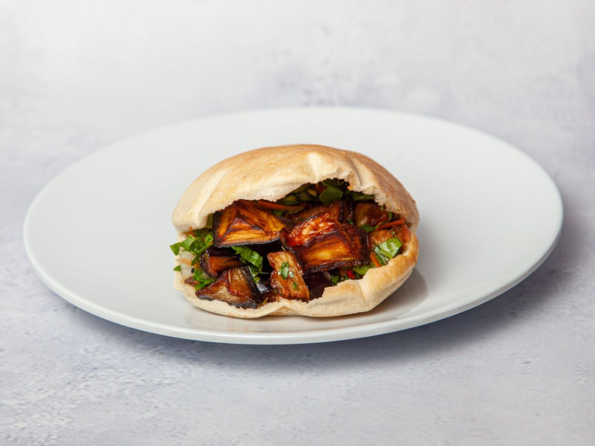 Fried Eggplant Sandwich