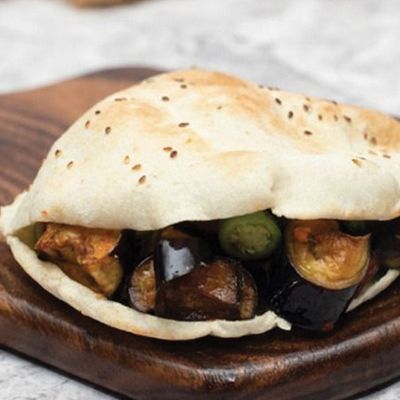 Fried Eggplant Sandwich