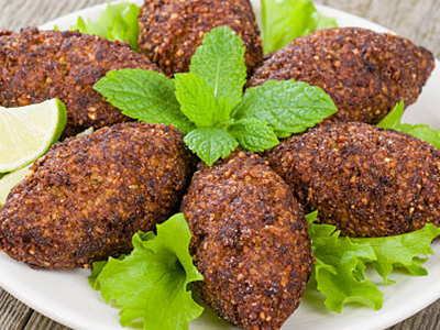 Fried Kebbah With Nuts