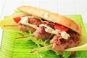Fried Kofta Sandwich