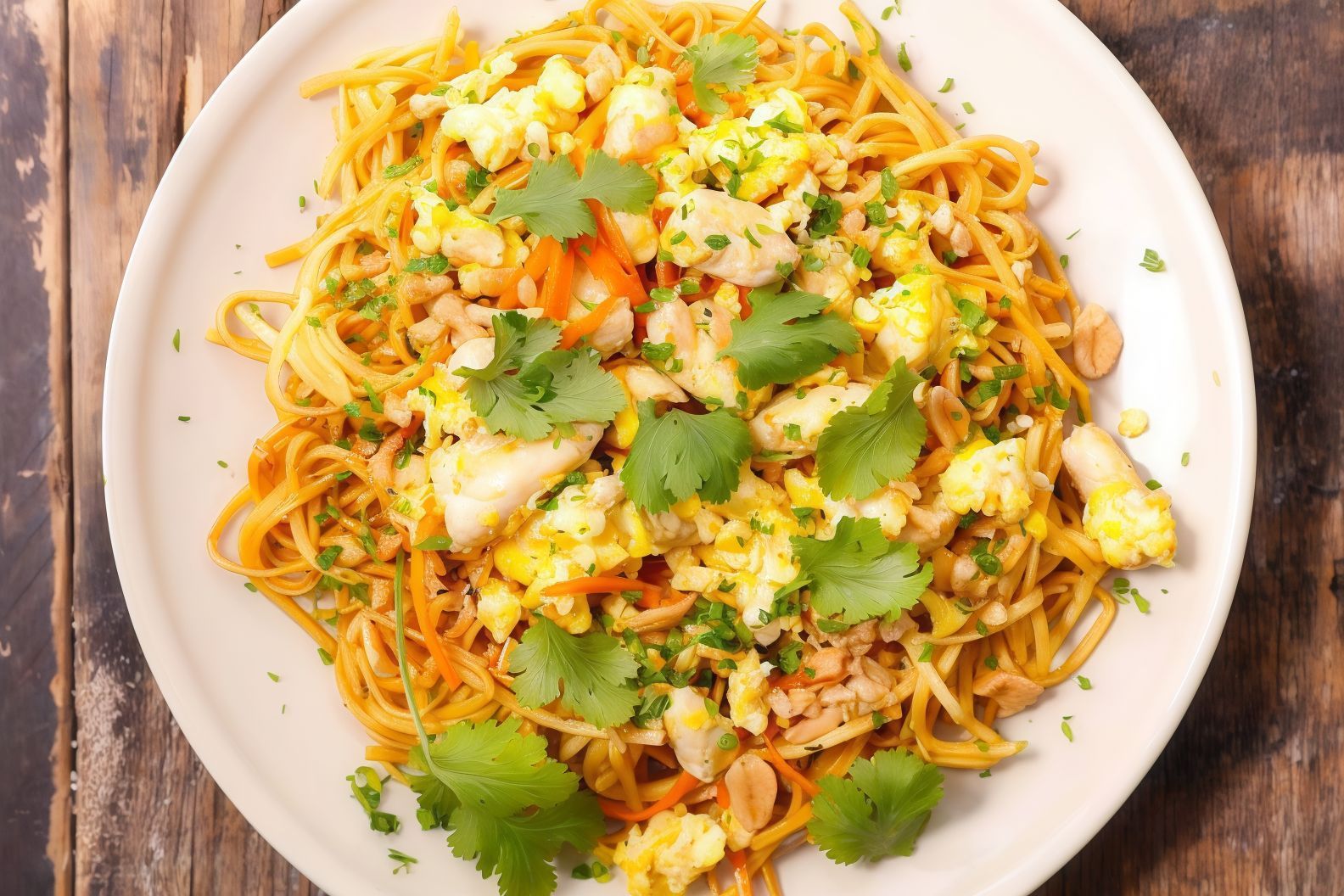 Fried Noodles With Chicken