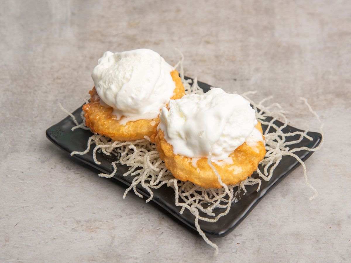 Fried Pineapple Ice Cream