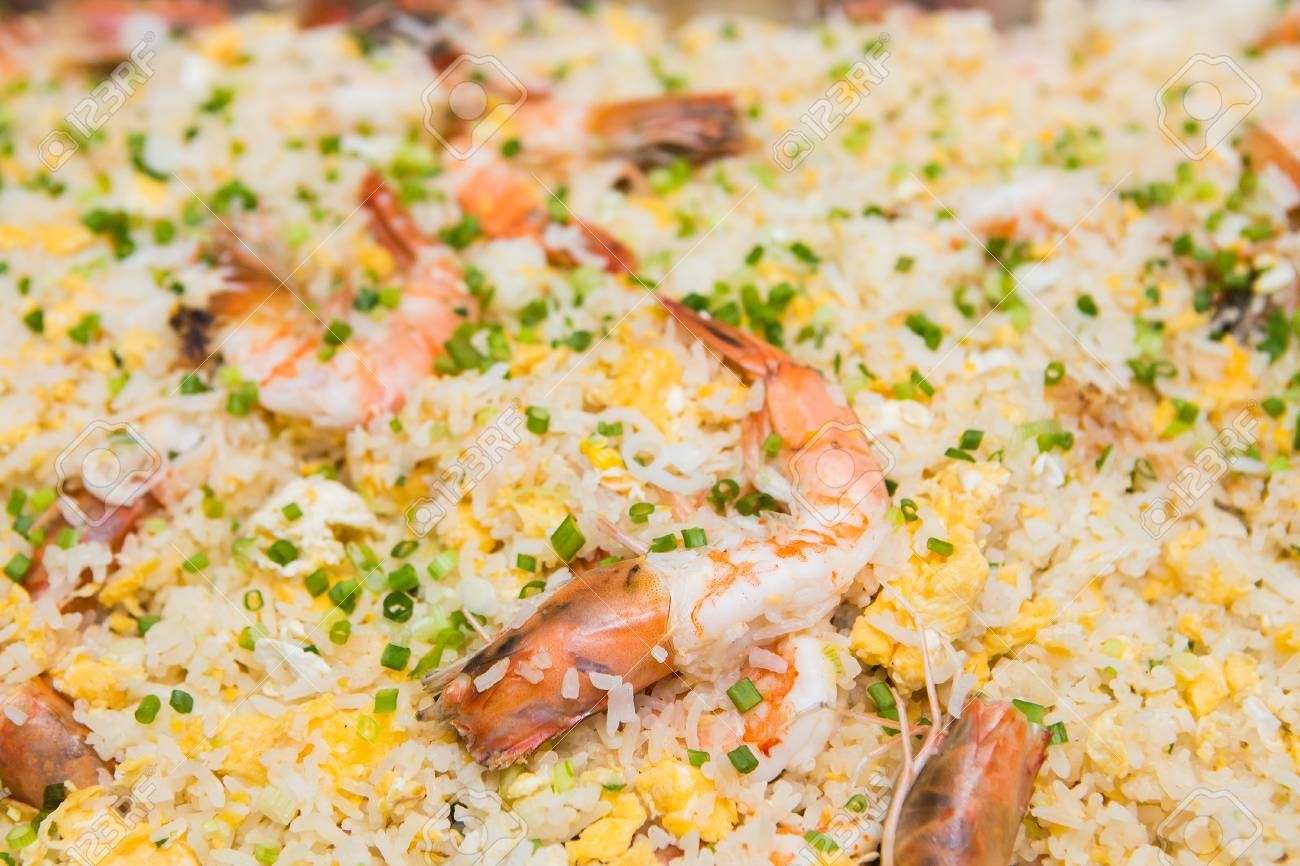 34. Fried Rice with Crab Meat and Shrimp