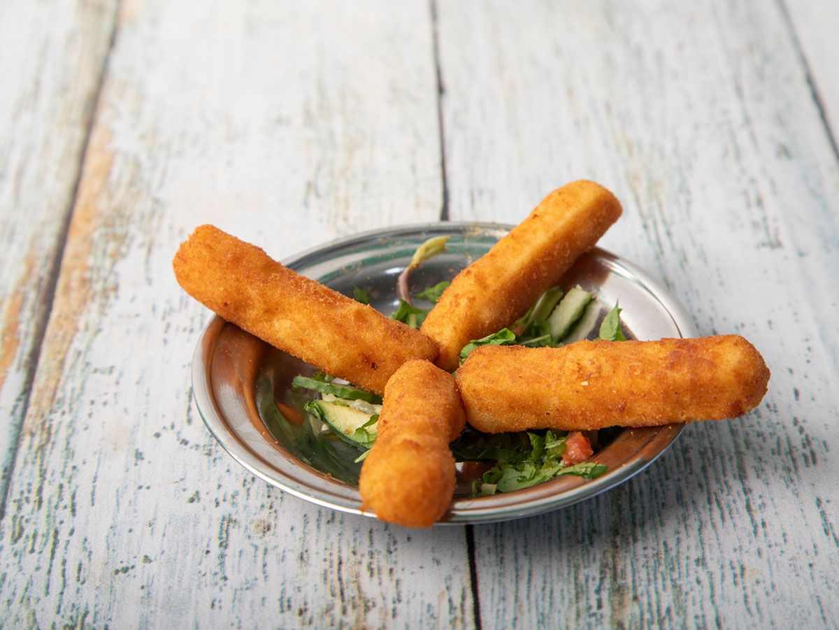 Fried Roumi Cheese Plate