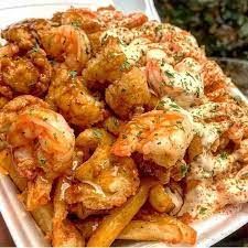 Fried Shrimp Loaded Fries