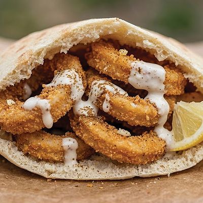 Fried Squid Sandwich