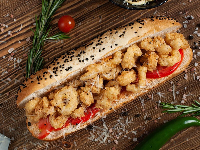 Fried Calamari Sandwich