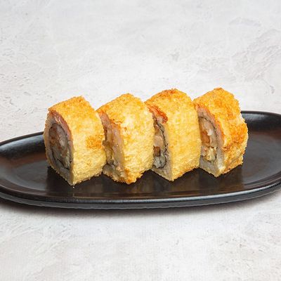 Fried cheddar roll 4 pics