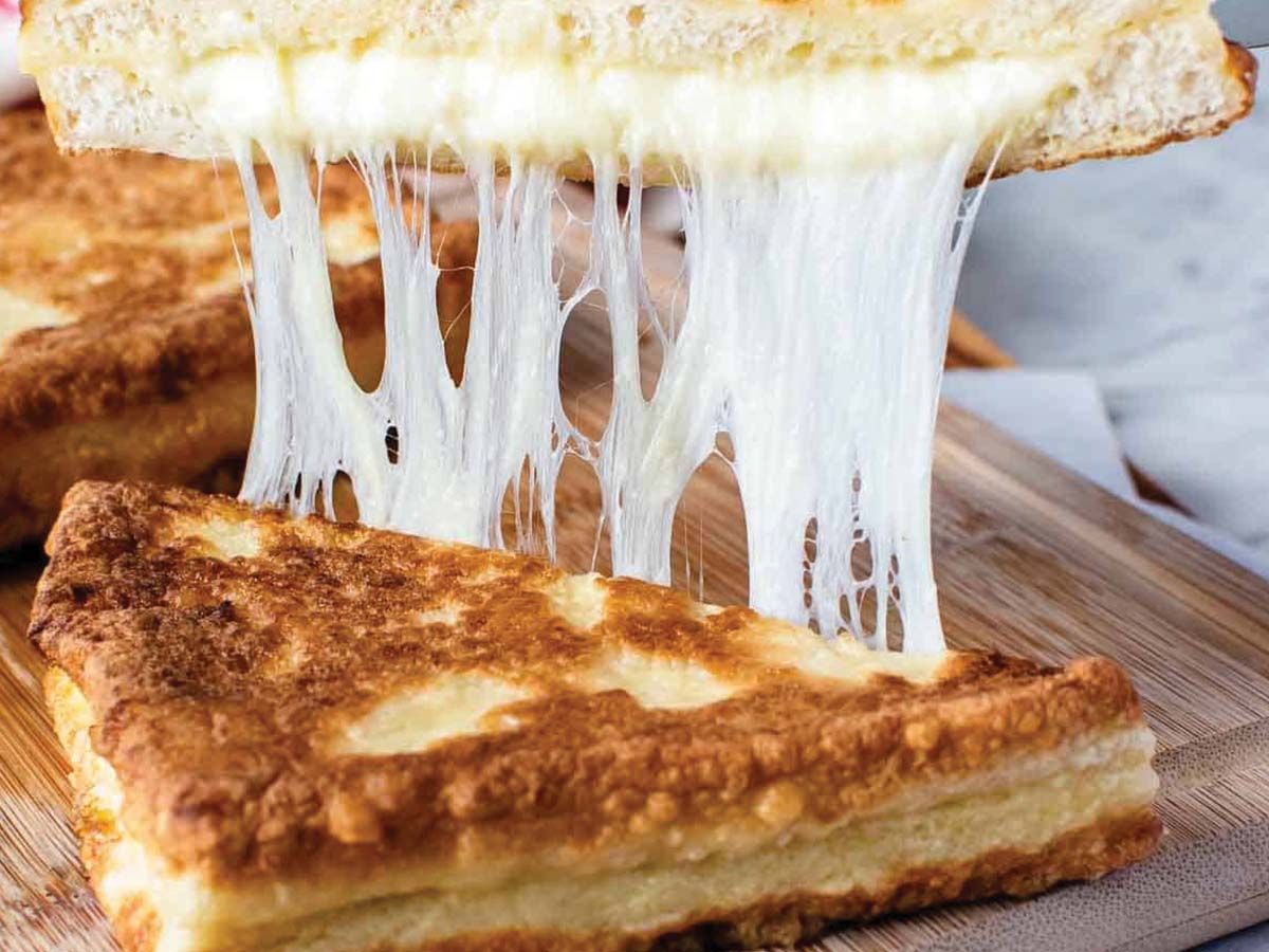Fried cheese sandwich