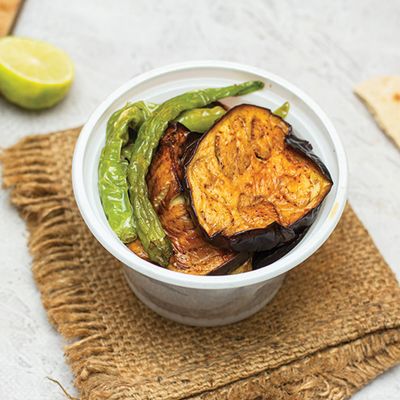 Fried eggplant box