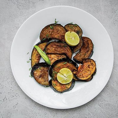 Fried eggplant