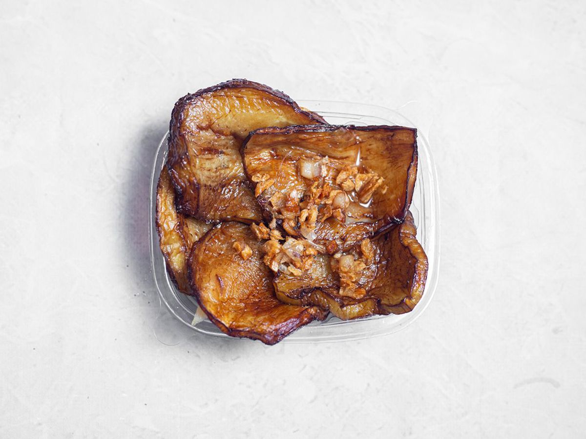 Fried eggplant box