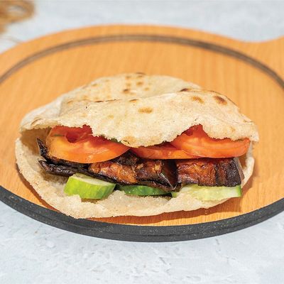 Fried Eggplant Sandwich