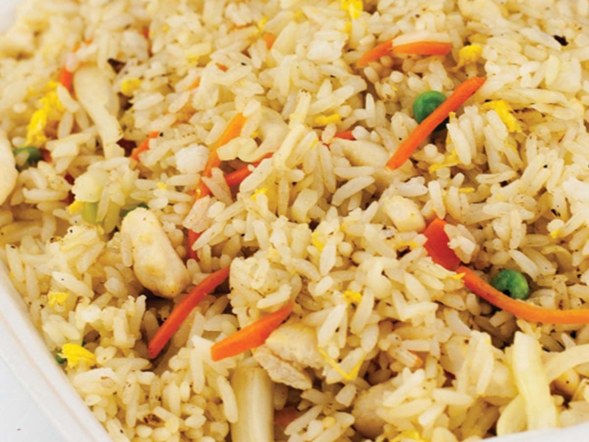 Fried rice chicken