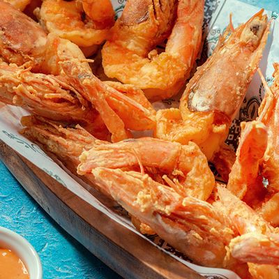 1/2 Kilo Large Shells Fried Shrimp Head And Tail Offer