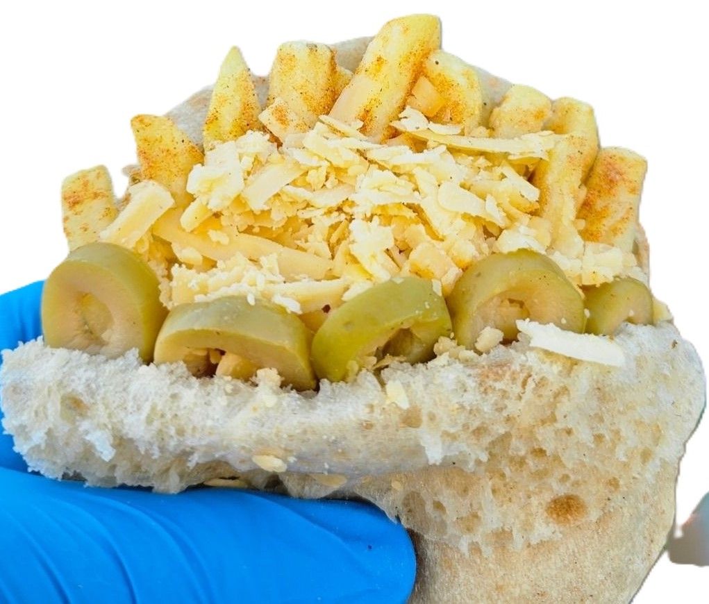 Potatoes with cheese Sandwich