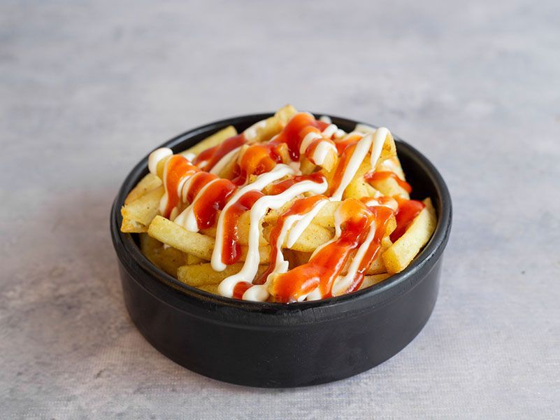 Fries With Mayonnaise Packet
