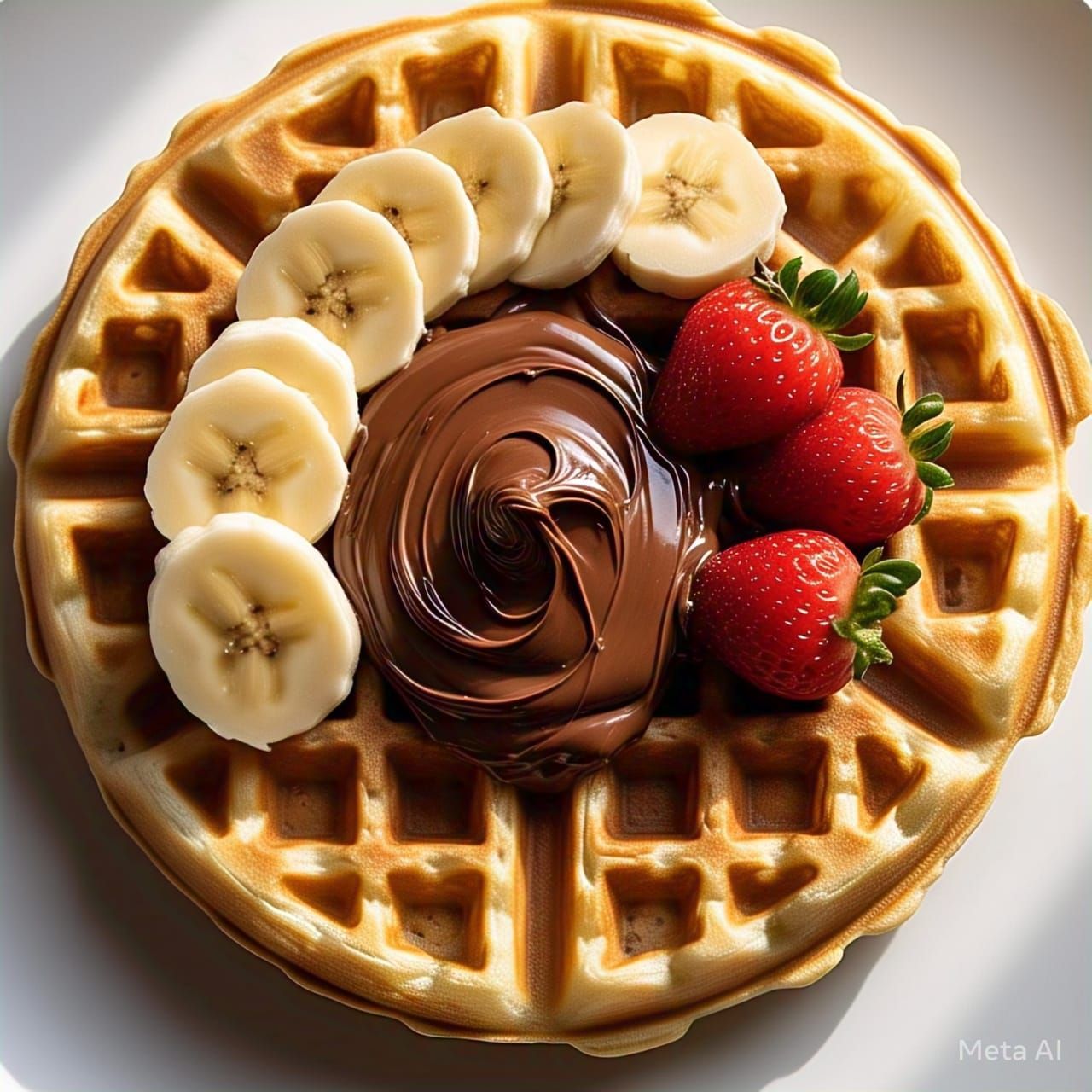 Fruity Nutella Waffle