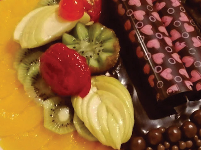 Fruit Cake Torte