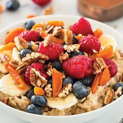 Fruit oats Plate