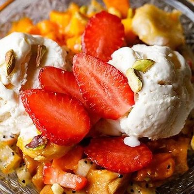 Fruit Salad Ice Cream