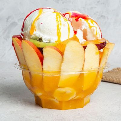 Fruits Salad With Ice Cream