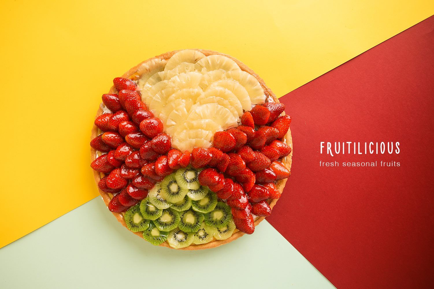 Fruit Tart With Pastry Cream And Cream Cheese