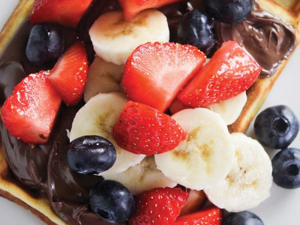 Fruit waffle