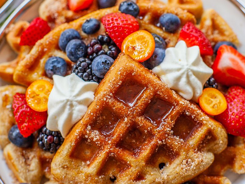 Fruits Waffle